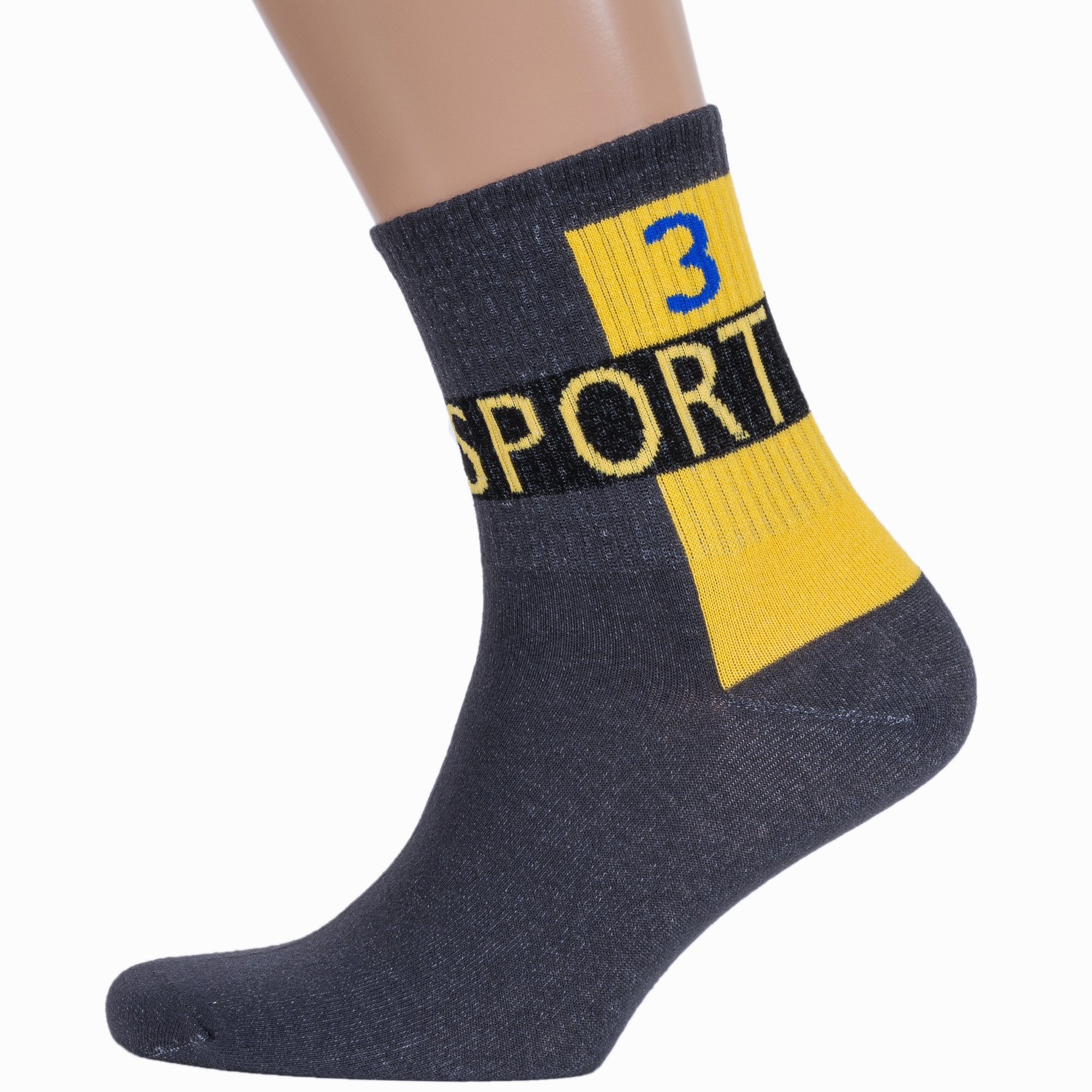 

Носки мужские Rusocks М3-13746 серые 25-27, М3-13746