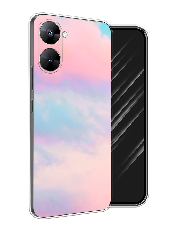 

Чехол Awog на Realme V30 5G/V30T 5G "Розовые облака", Розовый;фиолетовый, 2513550-3