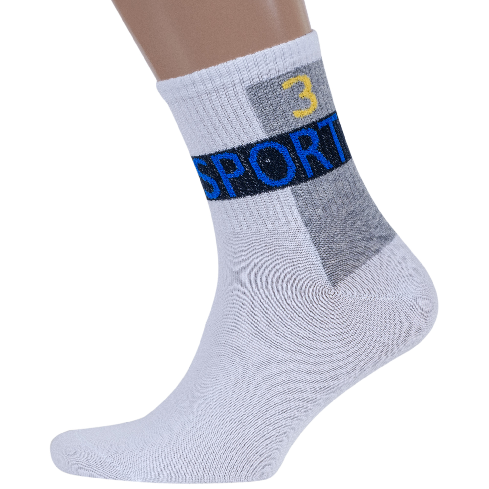 

Носки мужские Rusocks М3-13746 белые 27-29, М3-13746