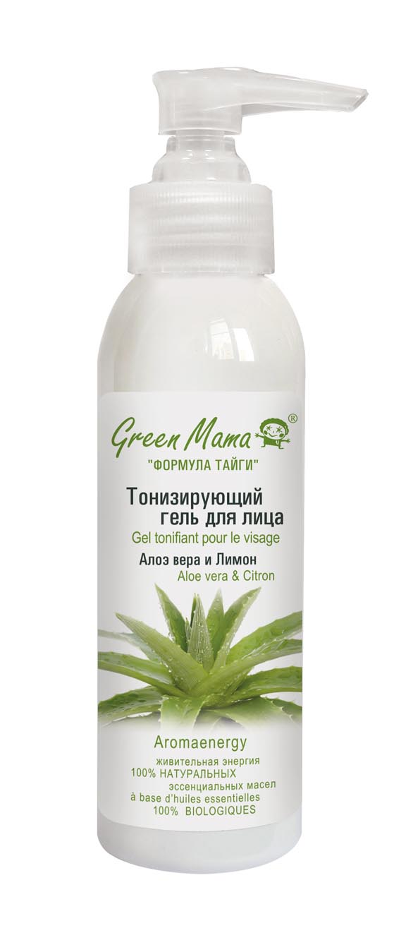 Гель для лица Green Mama Taiga Formula Tonifiant pour le Visage Aloe Vera & Citron 100 мл
