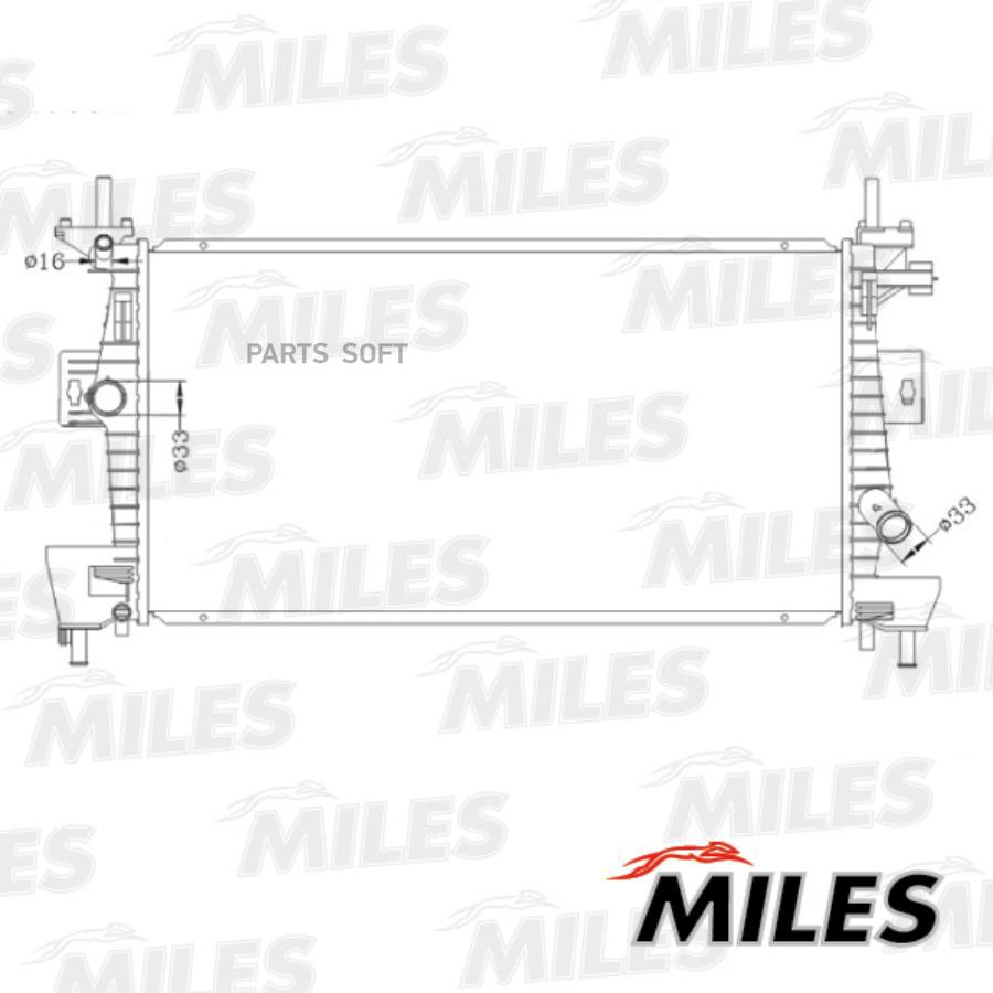 

MILES Радиатор MILES acrb131