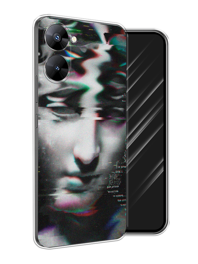 

Чехол Awog на Realme V30 5G/V30T 5G "Glitch Art", Серый, 2513550-9