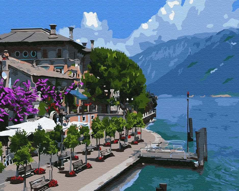 

Картина по номерам Цветной (Standart) Курортная набережная, Курортная набережная