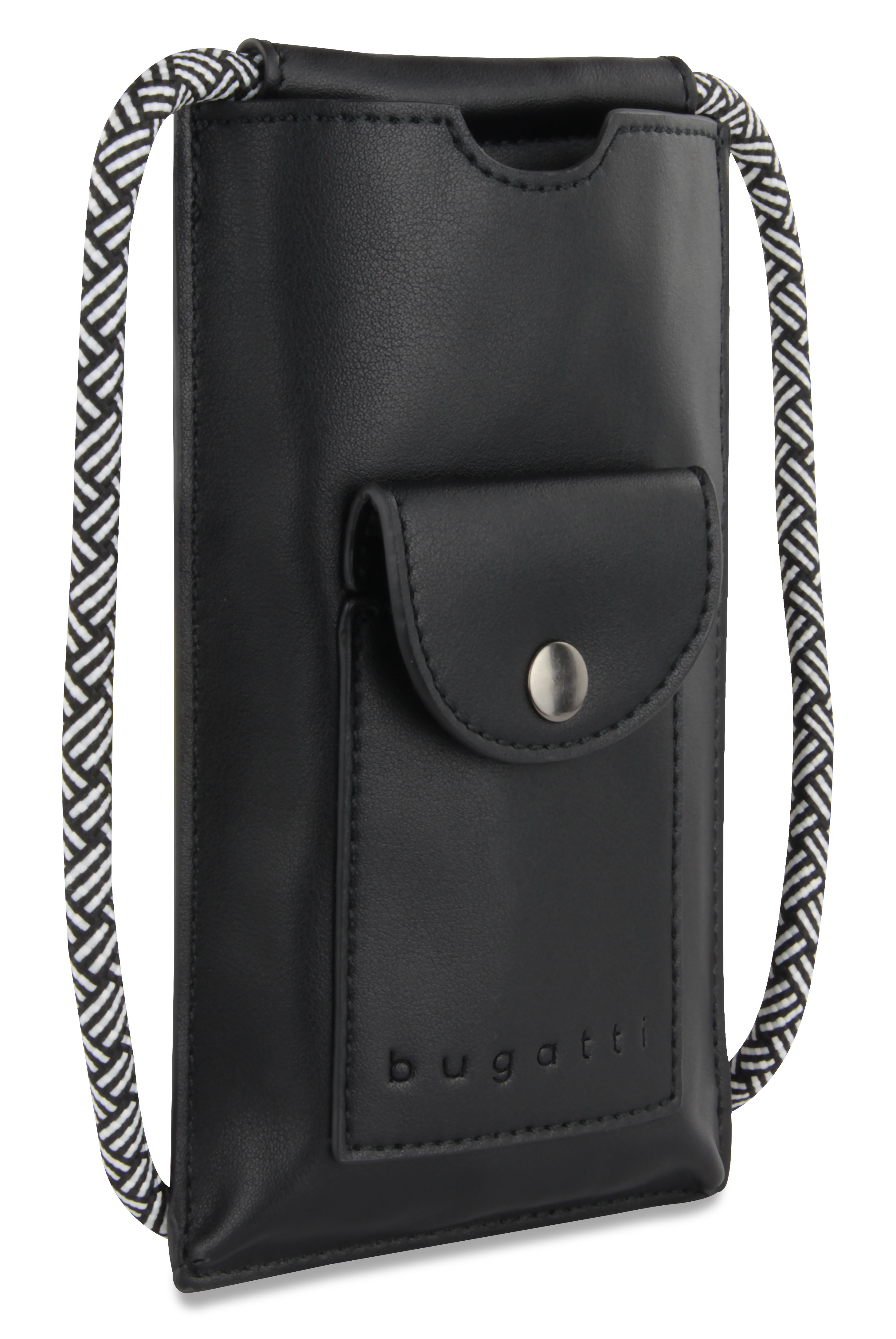 фото Сумка-чехол для мобильного телефона bugatti almata, чёрная,11x2x18 см 49665201