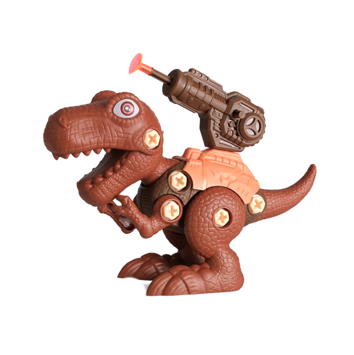 фото Конструктор игрушки с оружием к 1045 - 02 динозавр коричневый