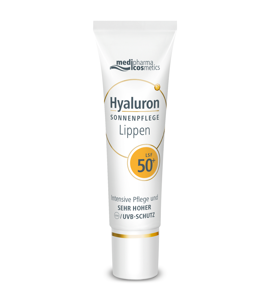Солнцезащитный крем для губ Medipharma Cosmetics Hyaluron SPF50+, 7 мл medipharma cosmetics hyaluron бальзам для объема губ марсала 7