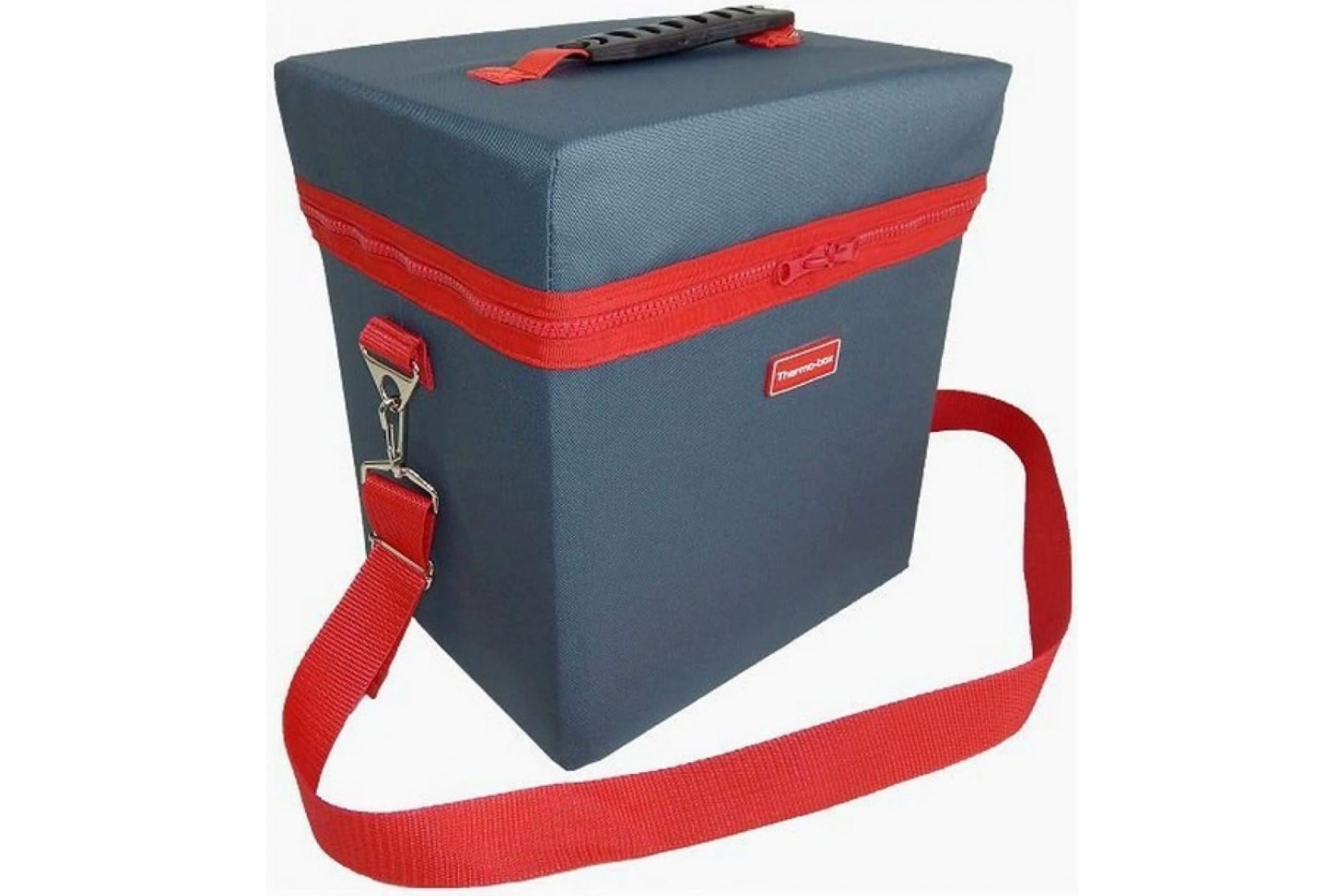 Термосумка Thermo-box (Термо-бокс). Размер XL. Цвет: маренго с красной окантовкой.
