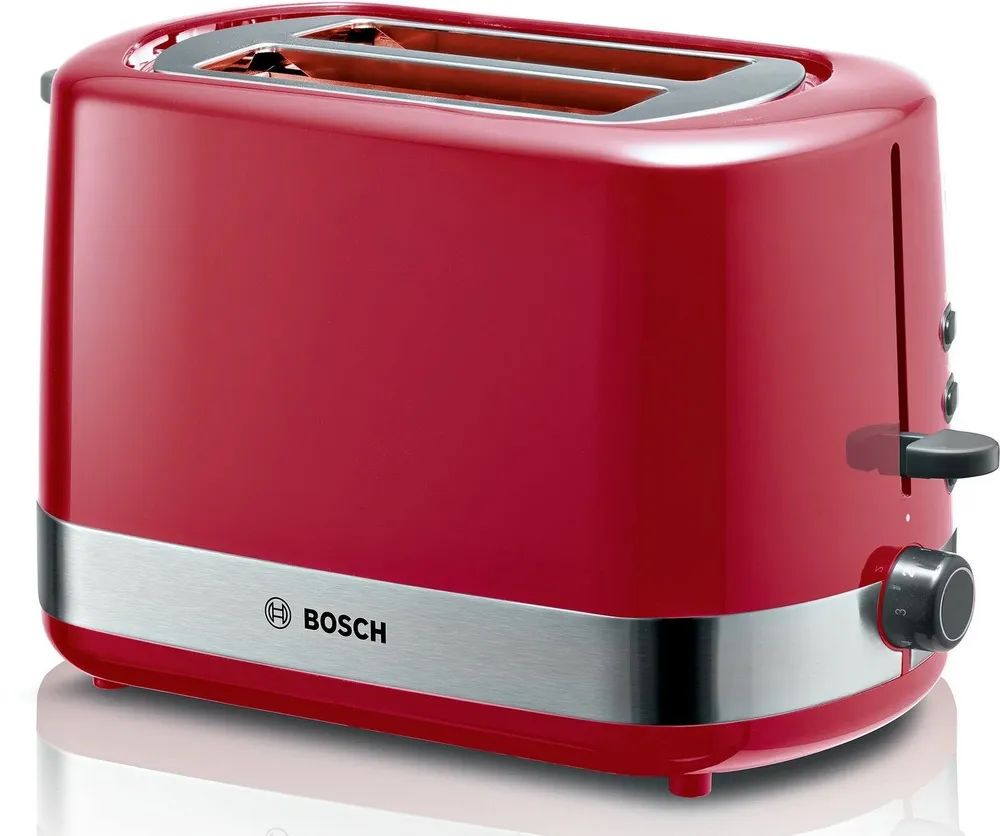 Тостер Bosch TAT6A514 красный тостер bosch tat3p421 white