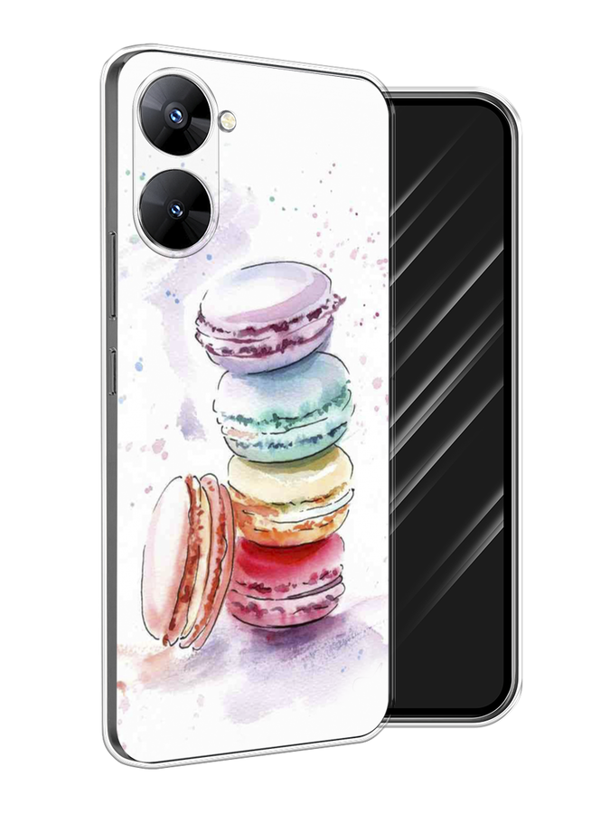 

Чехол Awog на Realme V30 5G/V30T 5G "Пирамидка макарони 2", Желтый, 2513550-10