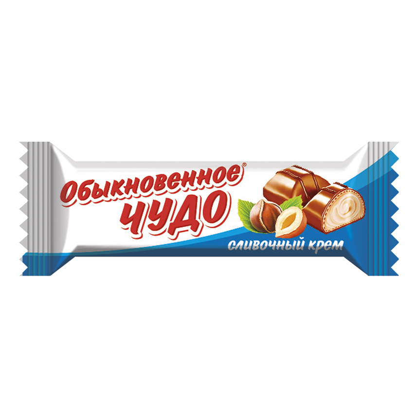 

Конфеты вафельные Обыкновенное чудо сливочный крем