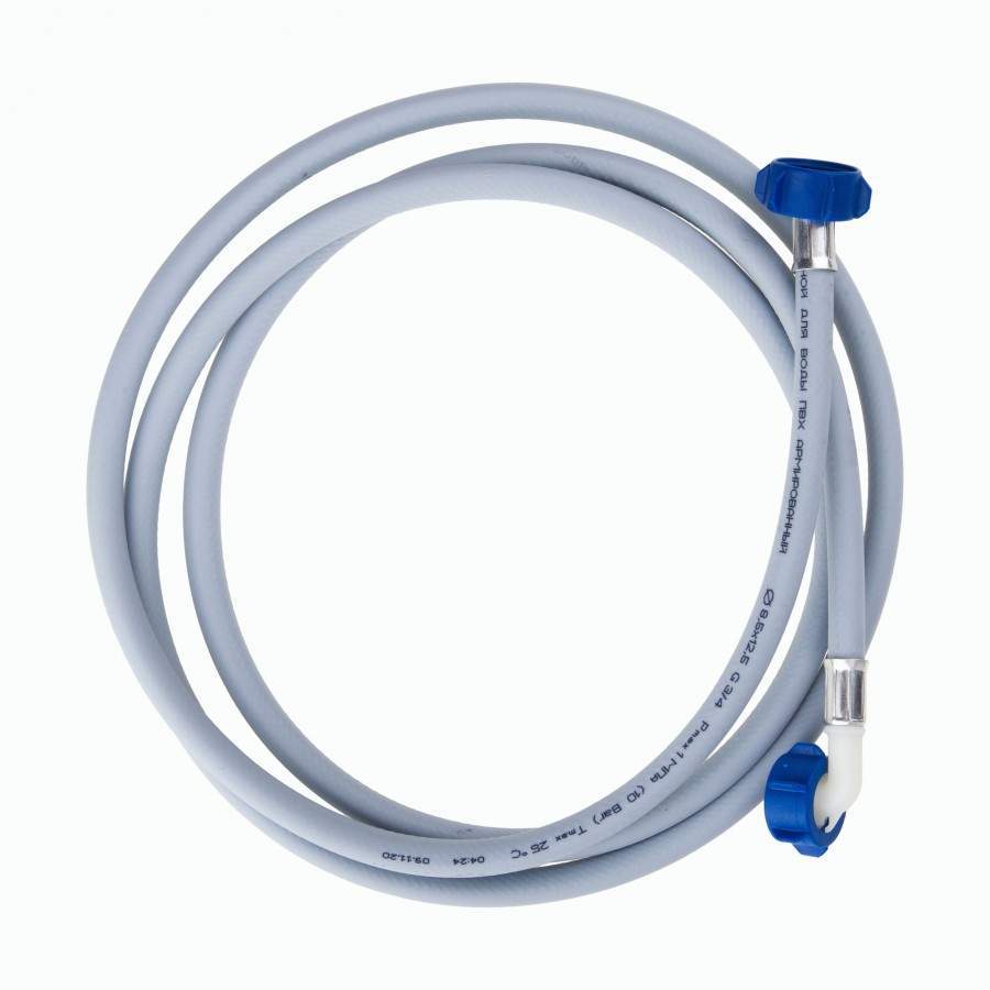 

AQUALINE Шланг заливной для стиральных и посудомоечных машин 4,0 м, 01566 (арт. 784630)