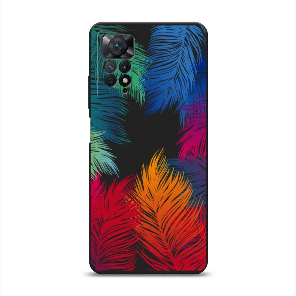 

Чехол Awog на Xiaomi Redmi Note 11 Pro/11 Pro 5G/11E Pro "Рамка из перьев", Красный, 314852-1