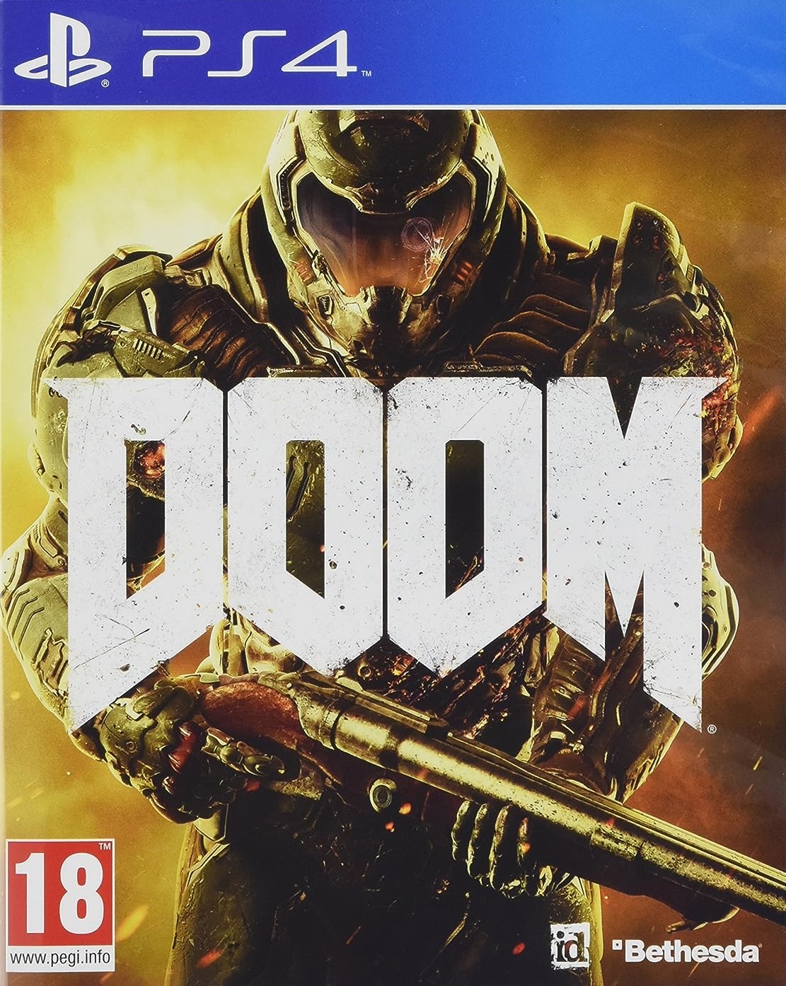 Игра Doom (PlayStation 4, полностью на иностранном языке)