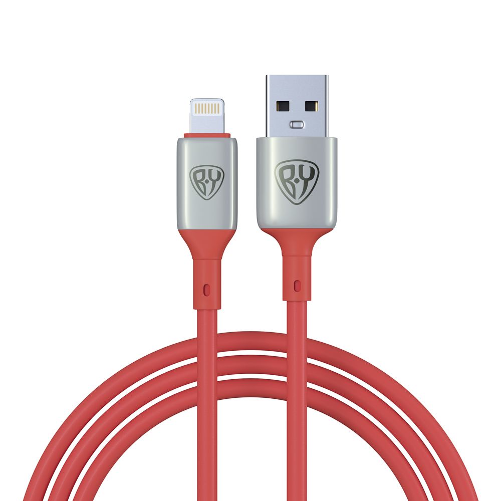 Кабель BY Space Cable Pro Lightning - USB 1 м, красный