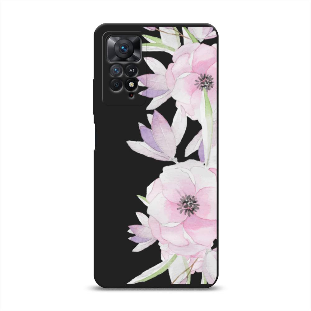 

Чехол Awog на Xiaomi Redmi Note 11 Pro/11 Pro 5G/11E Pro "Нежные анемоны", Розовый;черный;фиолетовый, 314852-1