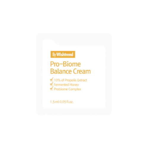 фото By wishtrend крем для лица с прополисом и пробиотиками - pro-biome balance cream, 1,5мл (п