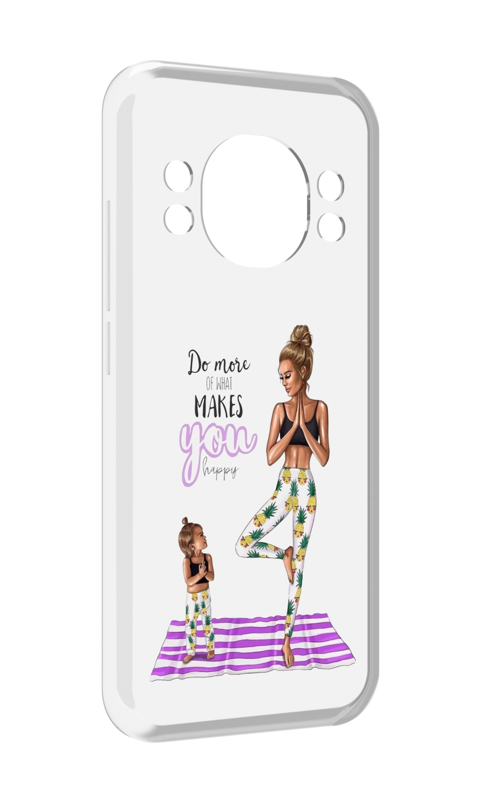 

Чехол MyPads Девочки-в-ананасах для Doogee S98 / S98 Pro, Прозрачный, Tocco