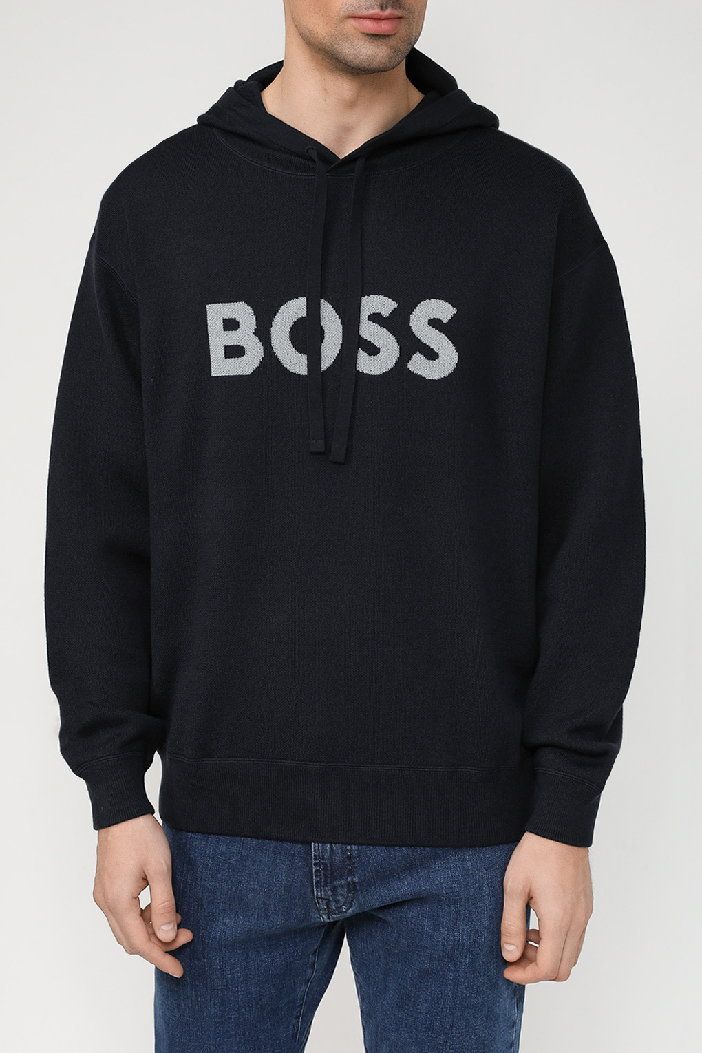 

Худи мужское BOSS 50498939 синее 2XL, Синий, 50498939