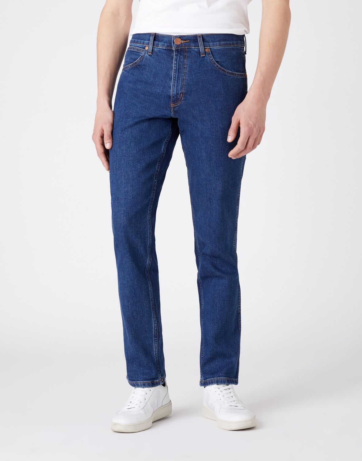 фото Джинсы мужские wrangler men greensboro jeans зеленые 42/32