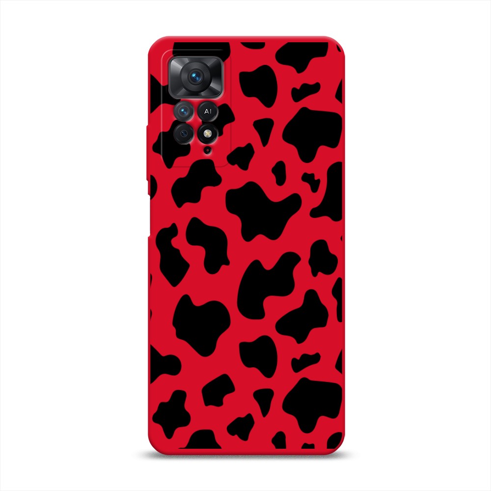 

Чехол Awog на Xiaomi Redmi Note 11 Pro/11 Pro 5G/11E Pro "Пятна коровы черные", Черный, 314853-1