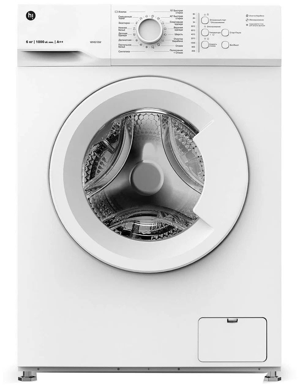 

Стиральная машина Hi WM610W белый, WM610W