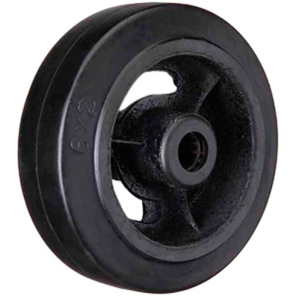фото Большегрузное чугунное колесо без крепления d 63 (150 мм; 230 кг) а5 1000084