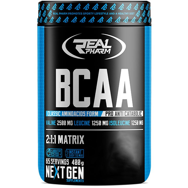 фото Real pharm bcaa instant 400 г, ice fresh