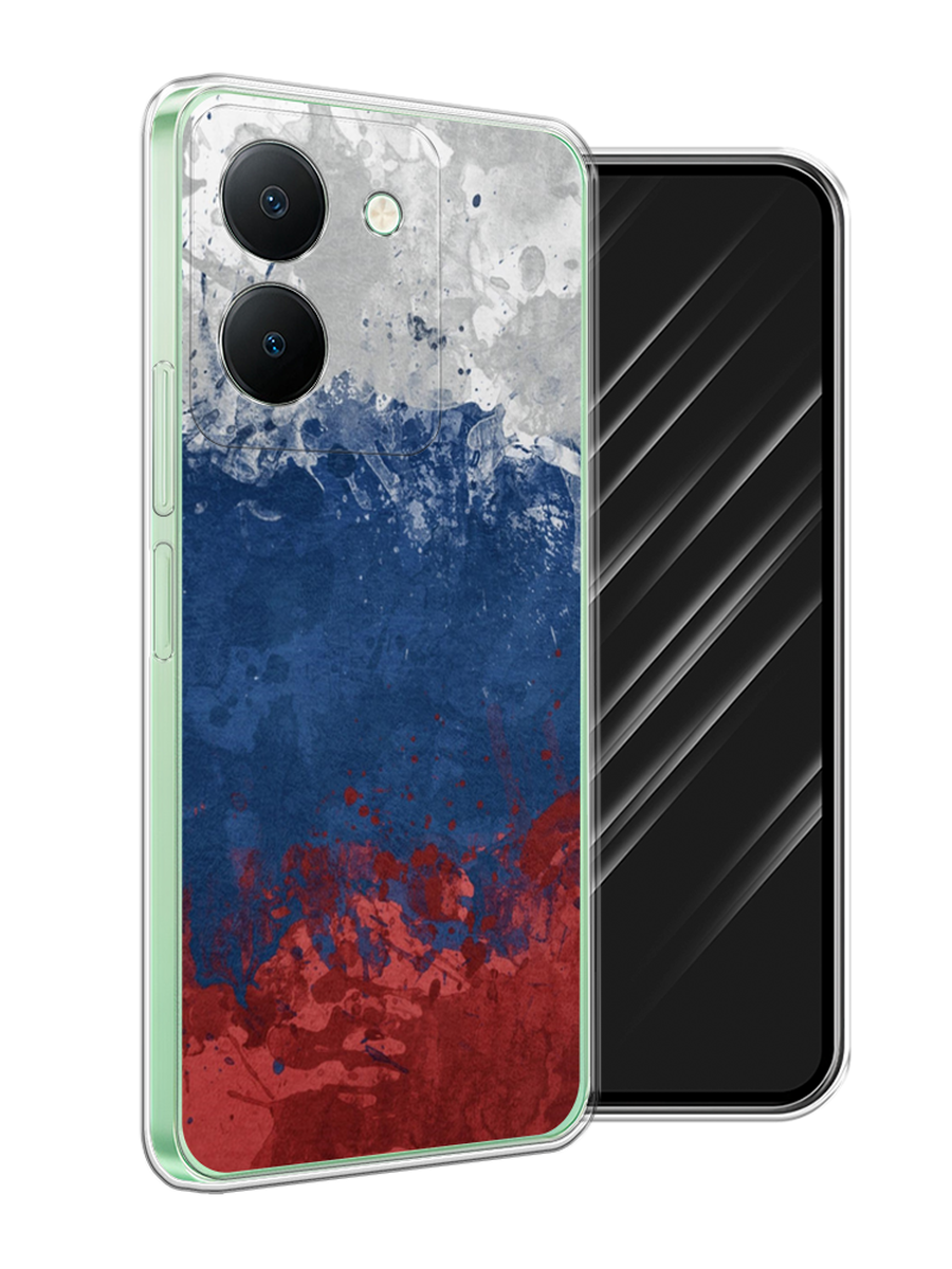 

Чехол Awog на Vivo Y27S "Флаг России неровный", Белый;синий;красный, 269750-1
