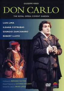 

Verdi: Don Carlos. Luis Lima, Ileana Cotrubas, Giorgio Zancanaro, 1 DVD