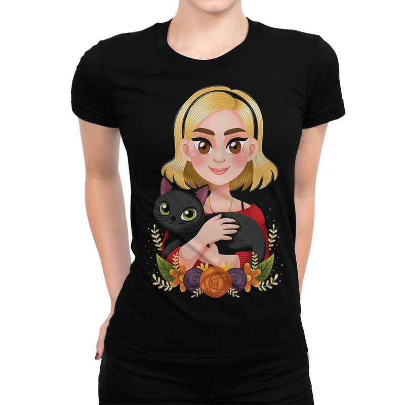 

Футболка женская Dream Shirts Маленькая ведьма Сабрина 956263111 черная XL, Маленькая ведьма Сабрина 956263111