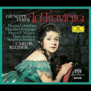 

Verdi: La Traviata. Cotrubas Domingo Milnes. Bavarian State Orchestra, Carlos Kleiber, 2 SACD-H