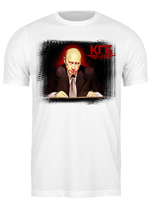 

Футболка мужская Printio Putin белая L, Белый, Putin