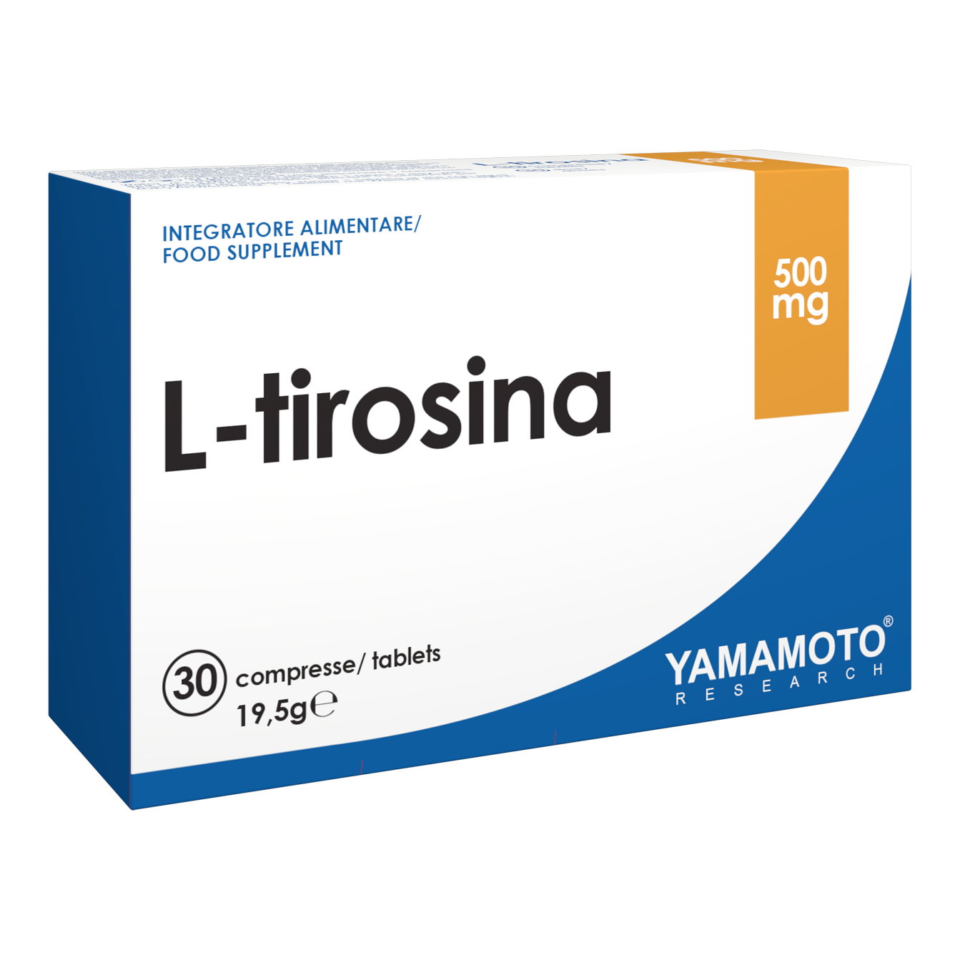 

Yamamoto L-tirosina 500mg, 30 таблеток, L-tirosina 500mg, 30 таблеток