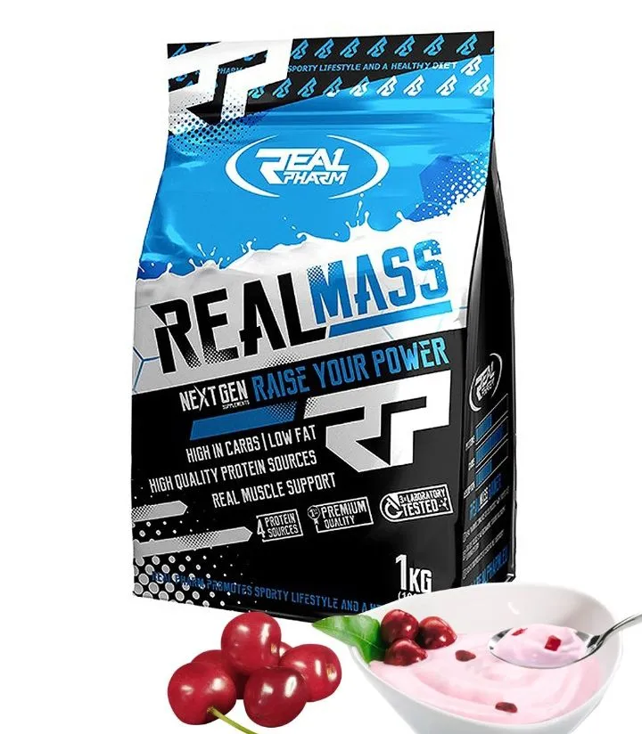 Real Pharm, Real Mass, 1кг (Вишневый йогурт)
