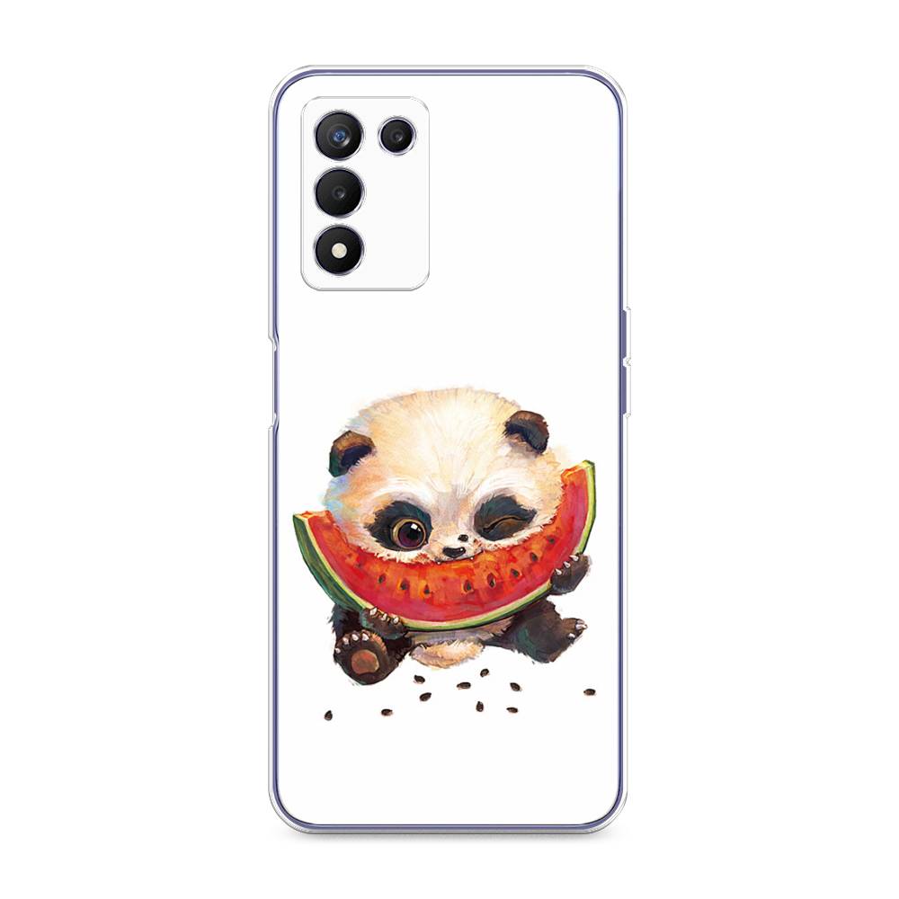 

Чехол Awog на Realme Q3s "Малыш панды с арбузом", Разноцветный, 257950-1