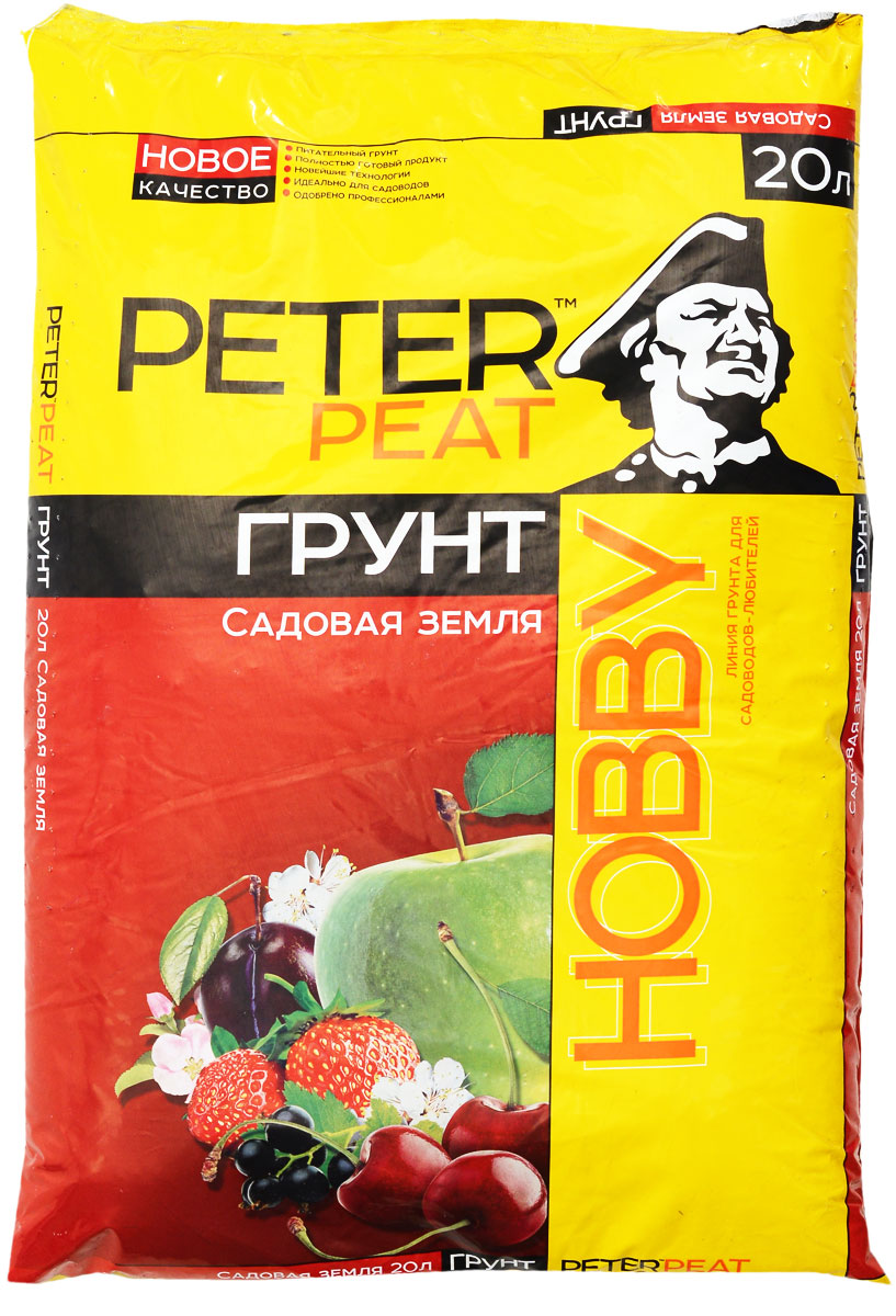 Грунт универсальный Peter peat Линия хобби. садовая земля Х-01-20 20л