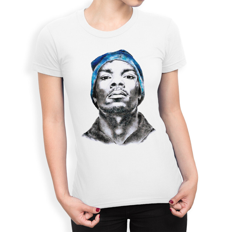 Футболка женская Dream Shirts Снуп Догг 976351111 белая XL