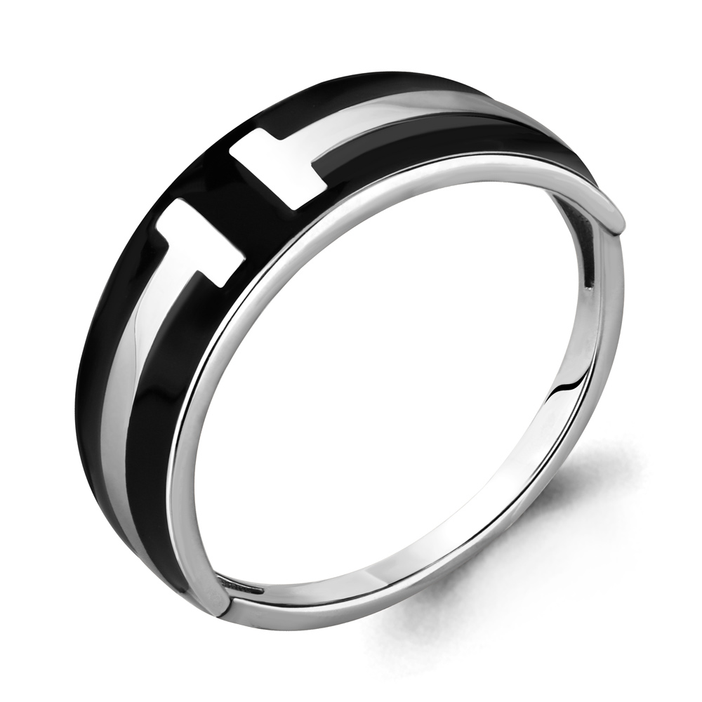 

Кольцо из серебра с эмалью р. 17,5 Aquamarine 54706_925_р, 54706_925_р