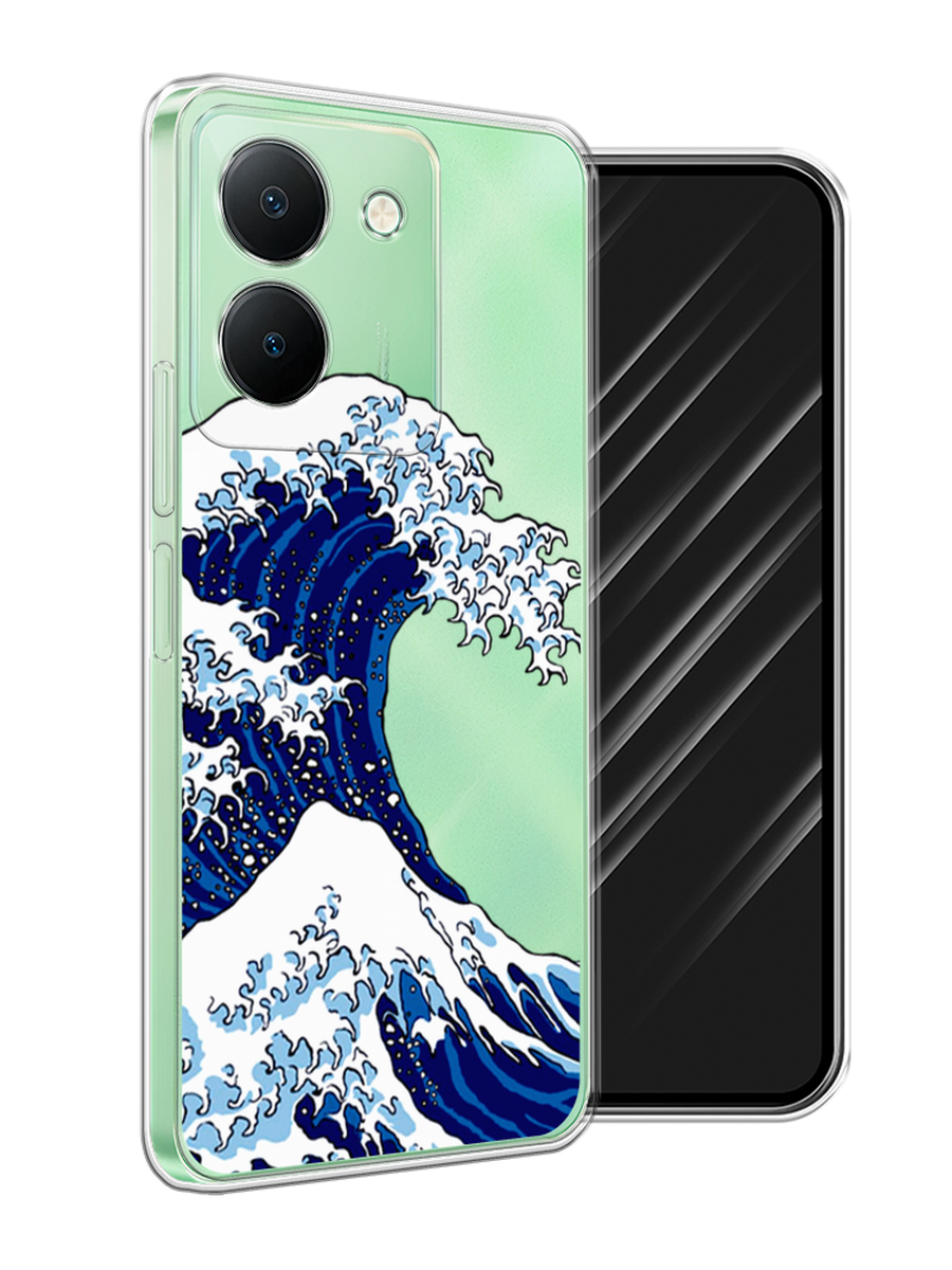 

Чехол Awog на Vivo Y27S "Волна в Канагаве", Синий;белый, 269750-1
