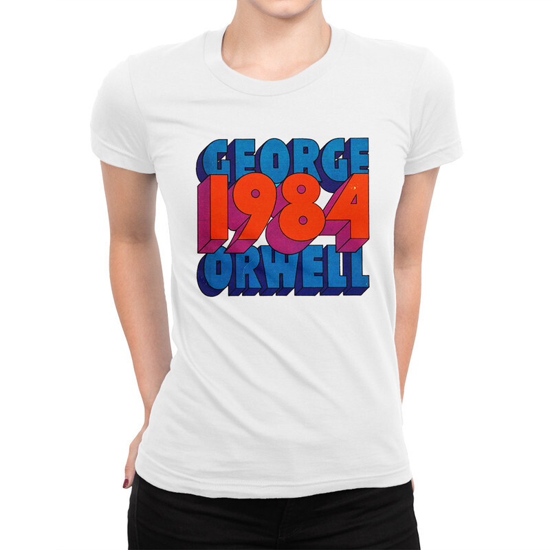 

Футболка женская Dream Shirts Джордж Оруэлл - 1984 976355111 белая M, Джордж Оруэлл - 1984 976355111