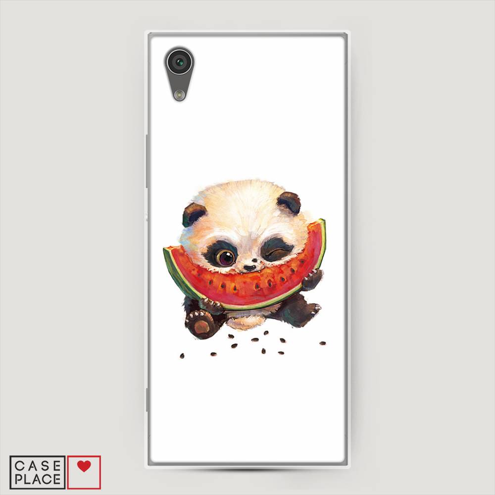 

Чехол Awog на Sony Xperia L1 "Малыш панды с арбузом", Разноцветный, 52550-1