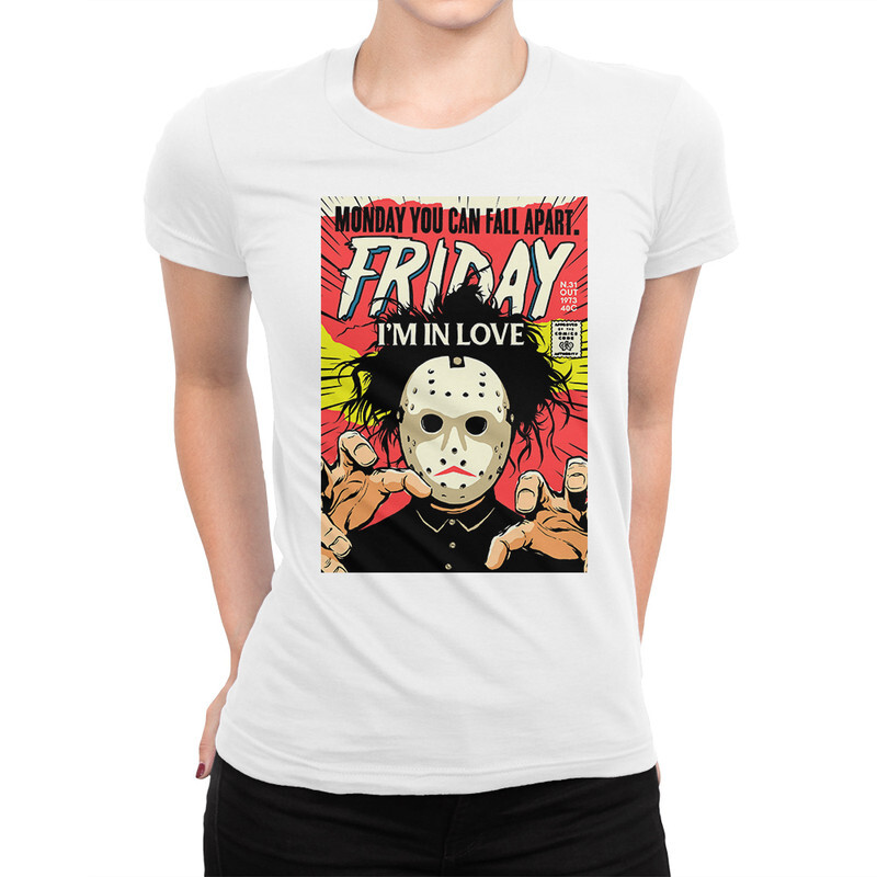 фото Футболка женская dream shirts the cure - friday i'm in love 976358111 белая xs