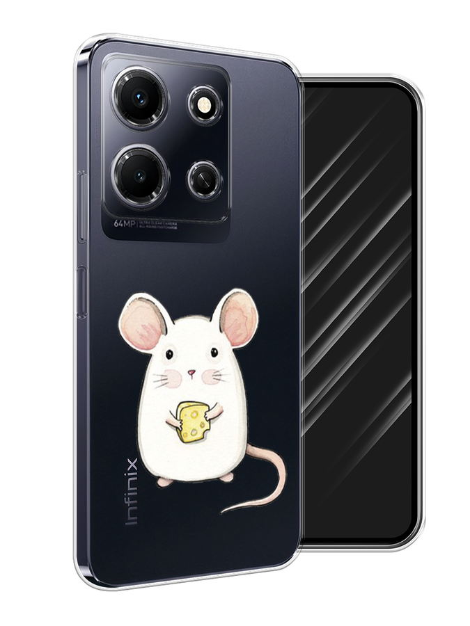 

Чехол Awog на Infinix Note 30i "Мышка", Белый, 3104350-1