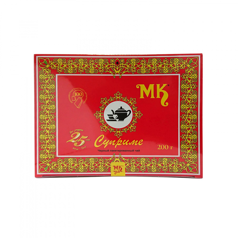 

Чай черный МК Суприме, 100 пакетиков