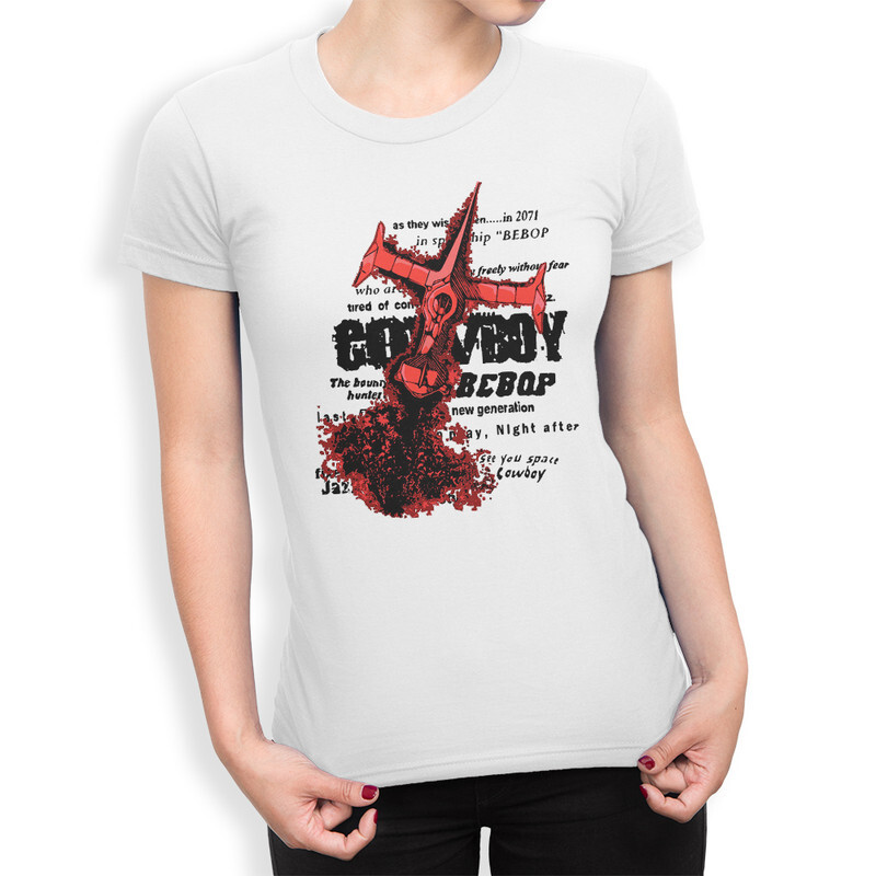 

Футболка женская Dream Shirts Ковбой Бибоп 976362111 белая XS, Ковбой Бибоп 976362111