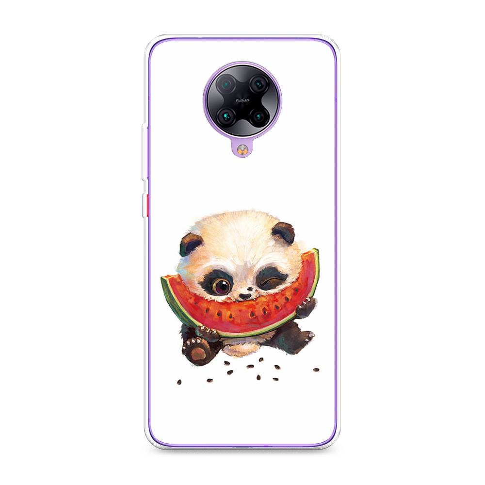 

Чехол Awog на Xiaomi Redmi K30 Pro "Малыш панды с арбузом", Разноцветный, 38850-1