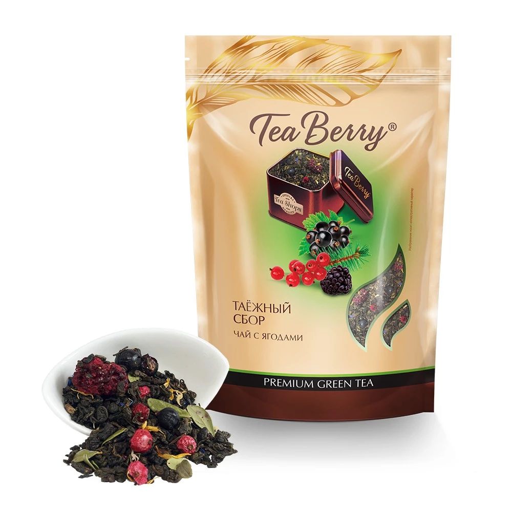 

Чай зеленый Tea Berry "Таежный сбор", листовой, с добавками, 200 г