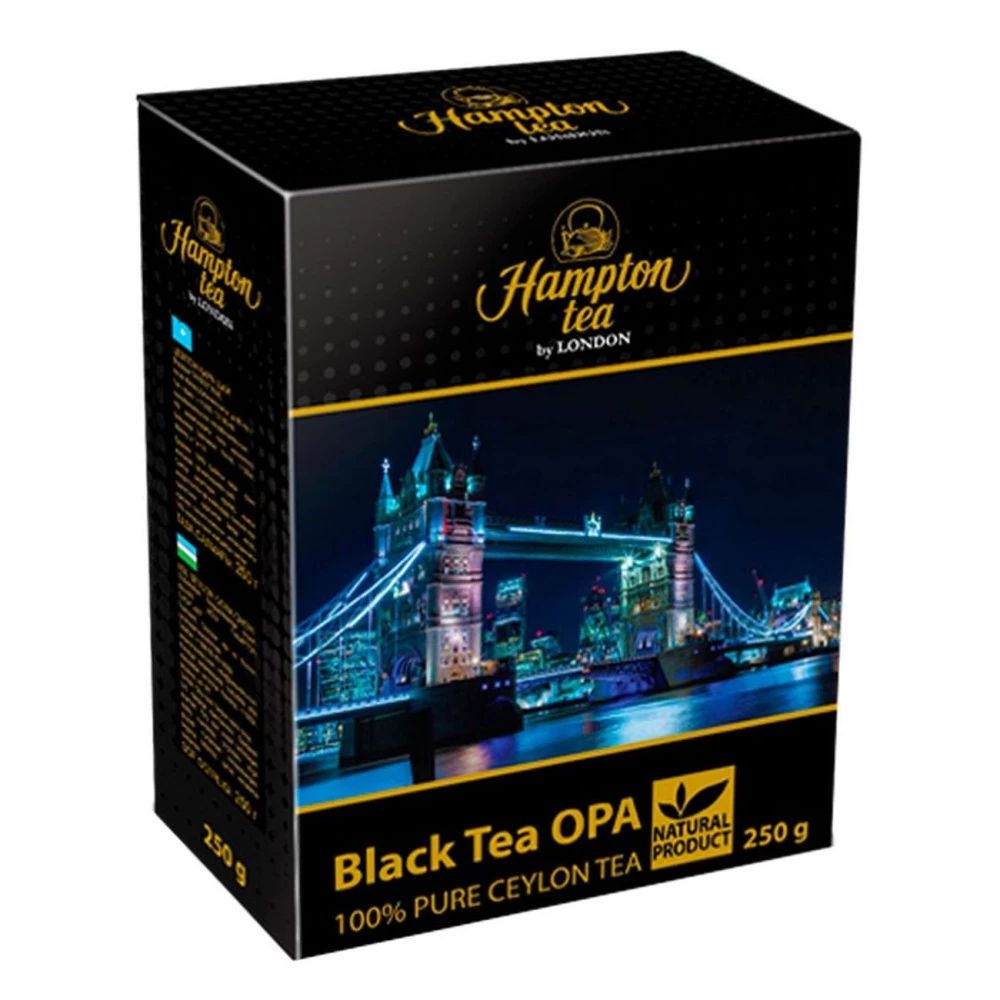 

Чай черный "Hampton tea", крупнолистовой цейлонский, 250 г