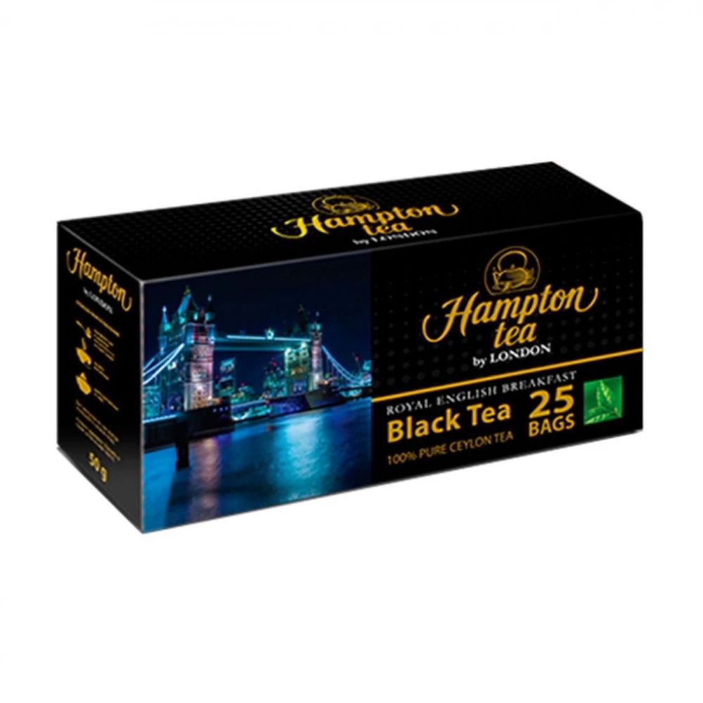 

Чай черный Hampton tea "Royal English Breakfast", 25 пакетиков