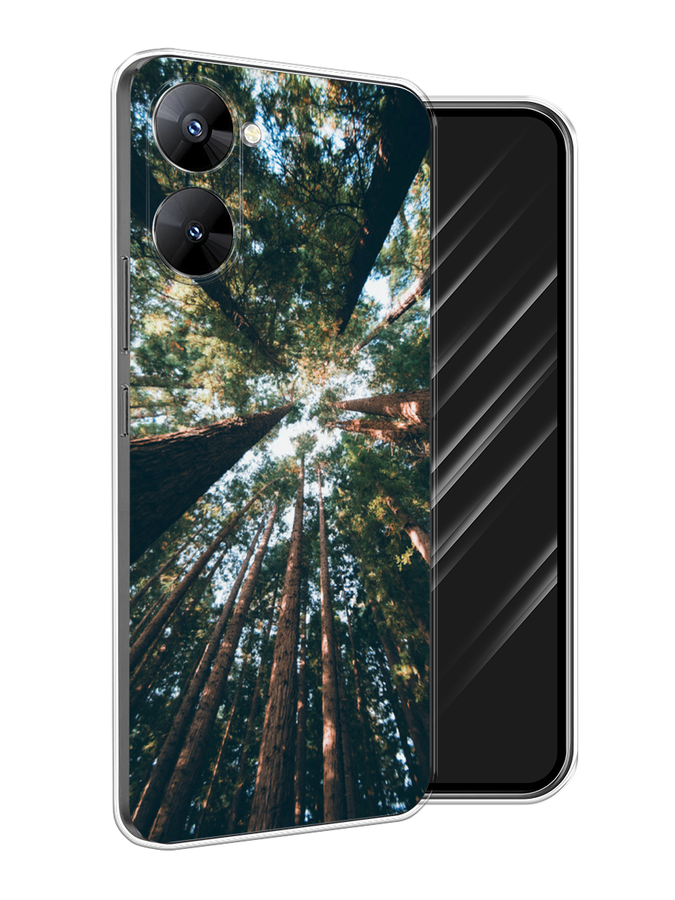 

Чехол Awog на Realme V30 5G/V30T 5G "Лес 18", Зеленый;коричневый, 2513550-4